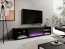 POLO 180 EF RTV black + kamin black ТВ тумба