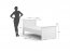 Belluno Elegante PL039B 90x200+ ST90x200 Gulta ar redelēm
