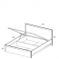 JAZZ LOZ P/160 Bed with box