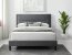 22875,Velvet V140SZC 140x200 Кровать с основанием для матраса,Bluvel 14 серый