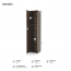 BED-CONCEPT BC-21 Skapis ar plauktiem