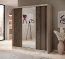 SW-IDA-200 cm SB Sliding wardrobe with mirror,Sonoma/Black matt
