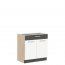 Modena MDF MD20/D80S1 80 cm Unterschrank