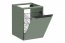 Sombra green 81-40-1DK Side Cabinet 40cm with laundry basket