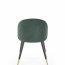 V-CH-K/315-KR- C.Z Krēsls (zaļš/melns/zelts)