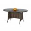 MASTER Table Dark brown/black