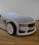 UNO- Beta B.M.W. Gulta auto bērniem ar matraci Standard