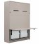 GENIUS GS-P-V-B-120x200 Vertical Vertikāla sienas gulta ar galdu