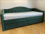 ALOHA Dīvāns-gulta (tumši zaļš)