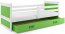 Riko I 190x80 Bed with a mattress White/Green