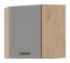 Liveo-Pati PK09/PF11 L/R 60/60cm Sienas stūra skapītis
