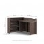 WORK-CONCEPT CW-01P Schreibtisch rechts,Klappbarer,Praktisch