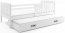 Cubus 2 Bed with two mattresses 190x90 white