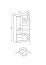 NELLY 2D+LUS Wardrobe (nut/black lamella)