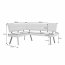 Zerra Dining room corner bench,Curio 97