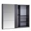 Bastia 250 Schwebetürenschrank (graphit)