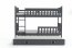 Cubus 3 Etagenbett Hochbett 190x90 mit 3 Matratzen,Graphit