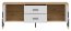 DAN-DT 01 Cremona Torro ozols/balts matēts TV Skapis