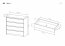 XELO F Kumode Craft zelta ozols/balts mat