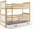 Riko II 160x80 Bunk bed with two mattresses Pine