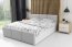 PANAMAX Upholstered ST-MET 140x200 Divguļamā gulta ar veļas kasti (Balta)