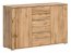 Zele KOM2D3S-DWO Chest of drawers