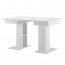 Star 05 (3 вставки) Обеденный стол (раздвижной) белый мат