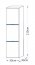 Furnitech GS8 Wall cabinet black/black gloss