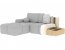 Modullo CO-VIT NAR Ecksofa (Royal 04 Grau)