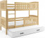 Cubus 3 Triple bunk bed with mattress 190x80 pine