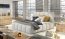 EDVIGE 180 Bed with wooden frame