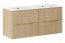 Nordic-Cremona 82-60-46-2S Waschbeckenschrank mit Schubladen,60 cm