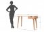 Simona 3SSIM078 Desk with one drawer,solid oak