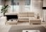 CO-BER- LT-18TOS U Shape Corner sofa Left (Beige fabric Toscany 18)