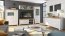 Holten REG2D1W-BI/DWO/BIP Glass-fronted cabinet