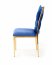 K436 Chair dark blue/gold