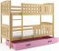 Cubus 2 Bunk bed with mattress 190x90 pine