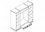 Belluno Elegante PL025 SZF4D Wardrobe