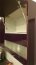 Standard WK2S80 80 cm Laminat Horizontal wall cabinet with 2 glass doors
