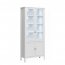 OLE-white WIT WYS 2D2W Glass-fronted cabinet