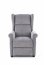 AGUSTIN recliner with massage function, color: grey