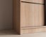 SW-KER-200 cm-SB Schwebetürenschrank mit Spiegel,Sonoma/Schwarz