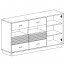 All- 08 Wohnzimmer-Sideboard mit 1 Tür,6 Schubladen