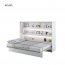 BED BC-04 CONCEPT 140x200 Горизонтальная cтенная кровать,шкаф-кровать