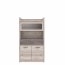 JAZZ WIT NIS 2D1W1S Glass-fronted cabinet