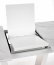 BLANCO (160-200) Extendable dining table white marble/white