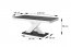Xenon mini Coffee table (White gloss/Top grey gloss)