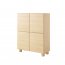 Style-Japandi A Sideboard with 4 doors and rounded fronts