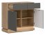 MILTON-ML 02 Kumode,Cremona torro oak/grey matt