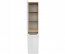 Abura White/Oak Craft 804 Tall bathroom cabinet with laundry basket